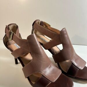 Charles David Brown Strappy Heels